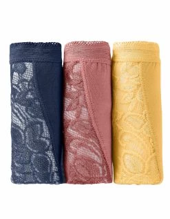 Culotte Maxi Dentelle - Lot De 3 14 Culotte Maxi Dentelle - Lot De 3 -Boutique De Lingerie De Mode 700111 C07 zoomx vue6