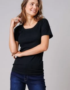 Tee-shirt Manches Courtes - Lot De 2 -Boutique De Lingerie De Mode 700226 C02 zoomx vue4