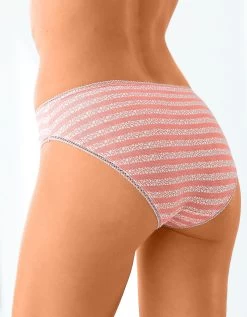 Culotte Forme Midi En Coton Uni + Imprimé – Lot De 4 -Boutique De Lingerie De Mode 700273 C01 zoomx vue3