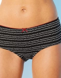 Shorty Coton Imprimé "feuilles" - Lot De 4 -Boutique De Lingerie De Mode 700292 C01 zoomx vue3