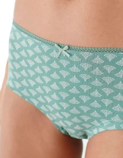 Culotte Coton Forme Shorty Imprimé Motifs « étoiles » Assortis– Lot De 4 -Boutique De Lingerie De Mode 700346 C00 zoomx vue3