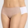 DIM Culotte Haute Coton Stretch Body Touch- Lot De 2 -Boutique De Lingerie De Mode 700407 C00 zoomx