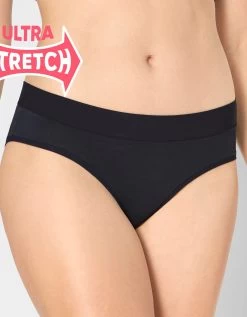 Sloggi Shorty Taille Unique Extensible Noire Go Allround - Lot De 2