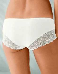 Shorty Uni Coton Stretch Et Dentelle - Lot De 3 12 Shorty Uni Coton Stretch Et Dentelle - Lot De 3 -Boutique De Lingerie De Mode 700420 C02 zoomx vue5