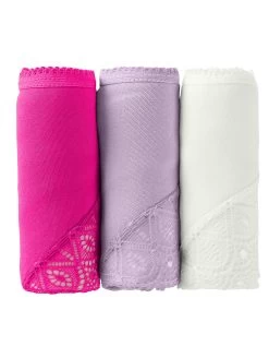 Shorty Uni Coton Stretch Et Dentelle - Lot De 3 13 Shorty Uni Coton Stretch Et Dentelle - Lot De 3 -Boutique De Lingerie De Mode 700420 C02 zoomx vue6