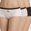 DIM Boxer "Les Pockets" Coton Stretch Imprimés Et Uni - Lot De 3 -Boutique De Lingerie De Mode 700459 C01 zoomx
