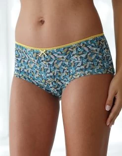 Shorty Imprimé Motifs « Ara» Assortis– Lot De 4 -Boutique De Lingerie De Mode 700464 C01 zoomx vue4