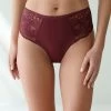 Culotte Forme Tanga Taille Haute Microfibre Et Dentelle Stretch - Lot De 2 -Boutique De Lingerie De Mode 700484 C01 zoomx