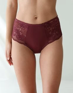 Culotte Forme Maxi Microfibre Et Dentelle Stretch - Lot De 2 11 Culotte Forme Maxi Microfibre Et Dentelle Stretch - Lot De 2 -Boutique De Lingerie De Mode 700485 C01 zoomx vue4