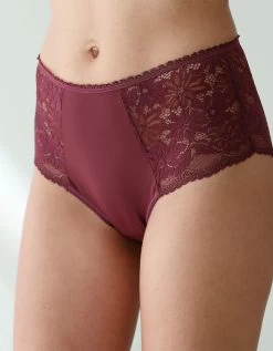Culotte Forme Maxi Microfibre Et Dentelle Stretch - Lot De 2 12 Culotte Forme Maxi Microfibre Et Dentelle Stretch - Lot De 2 -Boutique De Lingerie De Mode 700485 C01 zoomx vue5