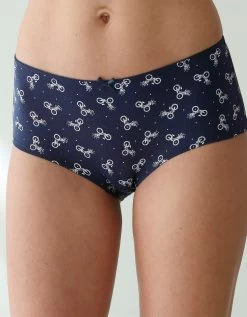 Shorty Coton Imprimé "bicyclette" - Lot De 4 -Boutique De Lingerie De Mode 700488 C01 zoomx vue5