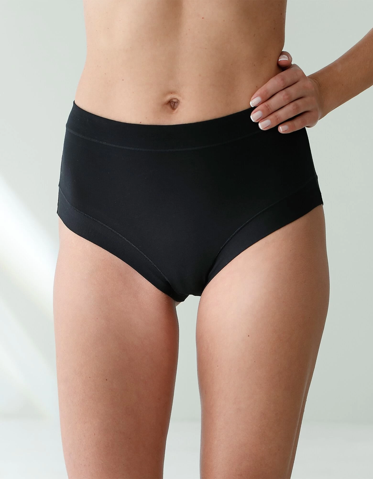 Culotte Coton Stretch Forme Maxi Ceinture Confort "sans élastiques" - Lot De 2 6 Culotte Coton Stretch Forme Maxi Ceinture Confort "sans élastiques" - Lot De 2 – Image 4