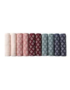 Culotte Forme Taï En Coton Extensible Imprimées "losanges" – Lot De 10 -Boutique De Lingerie De Mode 700498 C01 zoomx vue3