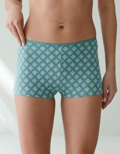 Boxer En Coton Extensible Imprimé "losanges" – Lot De 10 -Boutique De Lingerie De Mode 700501 C01 zoomx vue4