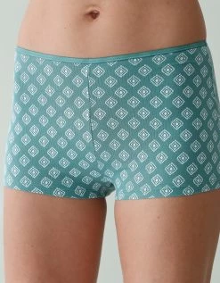 Boxer En Coton Extensible Imprimé "losanges" – Lot De 10 -Boutique De Lingerie De Mode 700501 C01 zoomx vue5