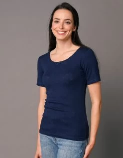 Tee-shirt Manches Courtes Maille Jacquard - Lot De 2 -Boutique De Lingerie De Mode 700514 C01 zoomx vue6