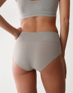 Culotte Taille Haute Grand Confort Invisible - Lot De 2 9 Culotte Taille Haute Grand Confort Invisible - Lot De 2 -Boutique De Lingerie De Mode 700515 C01 zoomx vue2