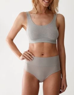 Culotte Taille Haute Grand Confort Invisible - Lot De 2 10 Culotte Taille Haute Grand Confort Invisible - Lot De 2 -Boutique De Lingerie De Mode 700515 C01 zoomx vue3