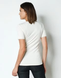 Tee-shirt Manches Courtes Chaleur Seconde Peau Et Détails Dentelle -Boutique De Lingerie De Mode 700523 C02 zoomx vue6