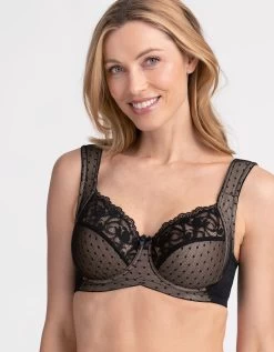 Soutien-gorge Dentelle Et Plumetis - Avec Armatures