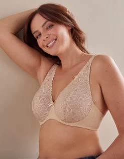 Soutien-gorge Forme Foulard Dentelle écailles - Avec Armatures