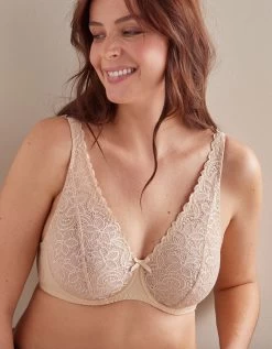 Soutien-gorge Forme Foulard Dentelle écailles - Avec Armatures -Boutique De Lingerie De Mode 701034 C01 zoomx vue5