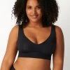 Sloggi Brassière Zero Feel Noir - Sans Armatures -Boutique De Lingerie De Mode 701420 C01 zoomx