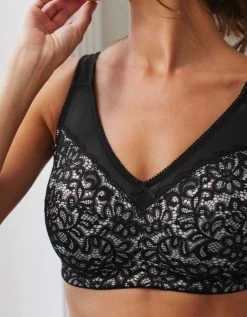 Soutien-gorge Dentelle Florale Sans Armatures - Minimiseur 10 Soutien-gorge Dentelle Florale Sans Armatures - Minimiseur -Boutique De Lingerie De Mode 701564 C01 zoomx vue4