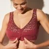 Soutien-gorge Dentelle Et Coton Ouverture Devant - Sans Armatures