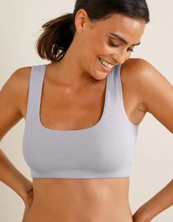 Brassière Confort Coton Stretch Doublé Sans Armatures - Lot De 2 -Boutique De Lingerie De Mode 701699 C00 zoomx vue5