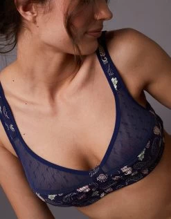 Soutien-gorge Coton Imprimé Cachemire Casma - Sans Armatures -Boutique De Lingerie De Mode 701856 C01 zoomx vue4