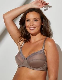 Soutien-gorge Minimiseur Dentelle Et Microfibre - Avec Armatures -Boutique De Lingerie De Mode 701866 C01 zoomx vue3