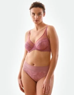 Soutien-gorge Minimiseur En Tulle Et Dentelle Camana - Avec Armatures 10 Soutien-gorge Minimiseur En Tulle Et Dentelle Camana - Avec Armatures -Boutique De Lingerie De Mode 701867 C01 zoomx vue2