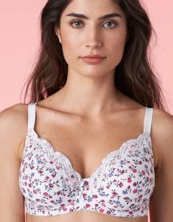 Bestform Soutien-gorge Emboîtant Emily Coton Stretch Imprimé Fleuri - Avec Armatures -Boutique De Lingerie De Mode 701911 C01 zoomx vue3