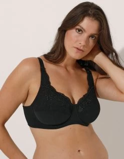 Soutien-gorge Minimiseur En Coton Brodé Ajouré Olbia - Avec Armatures 10 Soutien-gorge Minimiseur En Coton Brodé Ajouré Olbia - Avec Armatures -Boutique De Lingerie De Mode 701959 C00 zoomx vue4