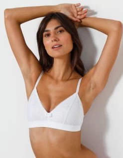 Soutien-gorge Forme Triangle Microfibre Et Dentelle- Sans Armatures -Boutique De Lingerie De Mode 701984 C01 zoomx vue3