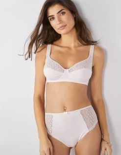 Soutien-gorge Coton Dentelle Uni Coria - Sans Armatures -Boutique De Lingerie De Mode 701993 C16 zoomx vue4