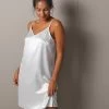 Combinette Satin - Bretelles Réglables -Boutique De Lingerie De Mode 702318 C00 zoomx