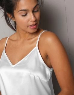 Combinette Satin - Bretelles Réglables -Boutique De Lingerie De Mode 702318 C00 zoomx vue3