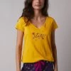 Tee-shirt De Pyjama Manches Courtes Imprimé Estrella -Boutique De Lingerie De Mode 703023 C01 zoomx