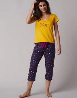Tee-shirt De Pyjama Manches Courtes Imprimé Estrella -Boutique De Lingerie De Mode 703023 C01 zoomx vue6