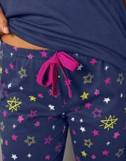 Pantalon De Pyjama Imprimé étoiles Estrella - Coton 11 Pantalon De Pyjama Imprimé étoiles Estrella - Coton -Boutique De Lingerie De Mode 703028 C01 zoom detailRFP