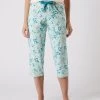 Pantalon Court Pyjama Imprimé Floral -Boutique De Lingerie De Mode 703075 C01 zoomx