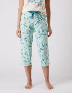 Pantalon Court Pyjama Imprimé Floral