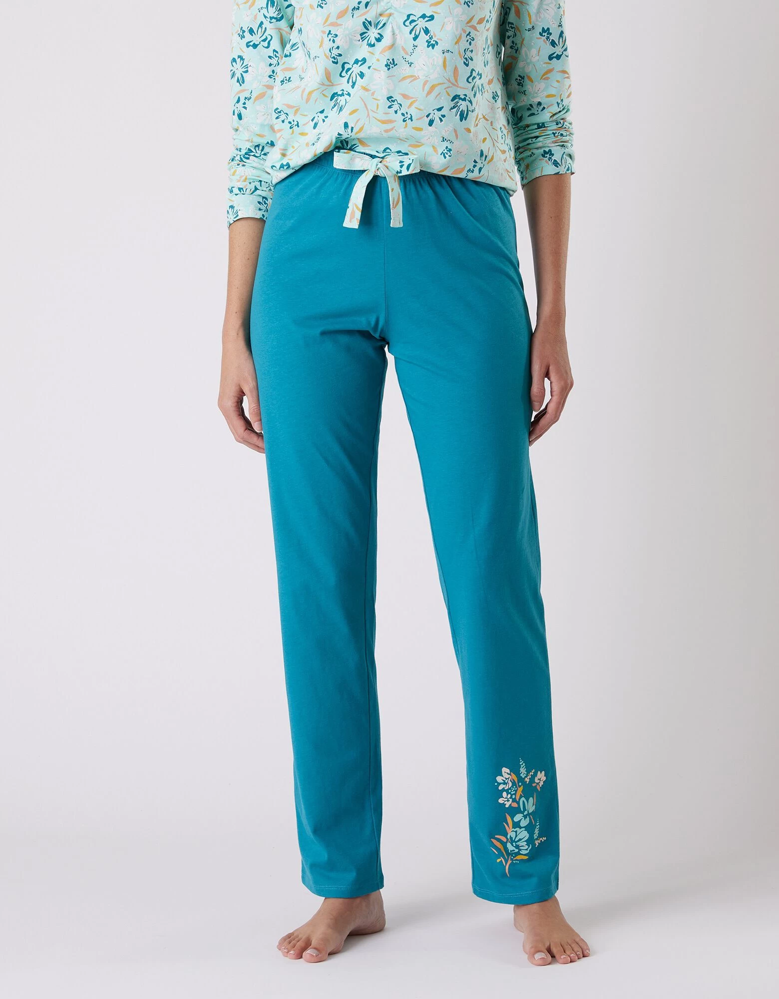 Pantalon Pyjama Coton Imprimé "jardin Secret" 3 Pantalon Pyjama Coton Imprimé "jardin Secret"