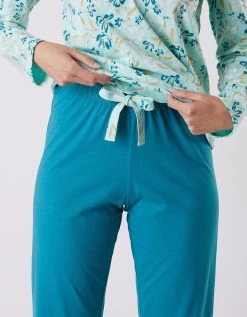 Pantalon Pyjama Coton Imprimé "jardin Secret" 10 Pantalon Pyjama Coton Imprimé "jardin Secret" -Boutique De Lingerie De Mode 703076 C01 zoomx vue4