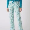 Pantalon Pyjama Coton Imprimé Floral -Boutique De Lingerie De Mode 703077 C01 zoomx