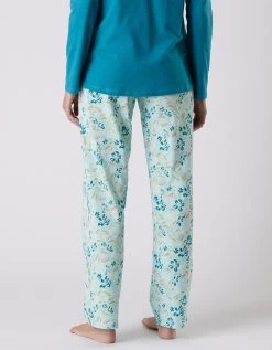 Pantalon Pyjama Coton Imprimé Floral -Boutique De Lingerie De Mode 703077 C01 zoomx vue2