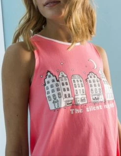 Pyjama Short Fantaisie Ville étoilée -Boutique De Lingerie De Mode 703082 00 4