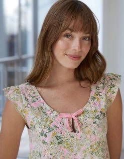 Nuisette Volantée Imprimé Fleuri -Boutique De Lingerie De Mode 703088 C01 zoomx vue4